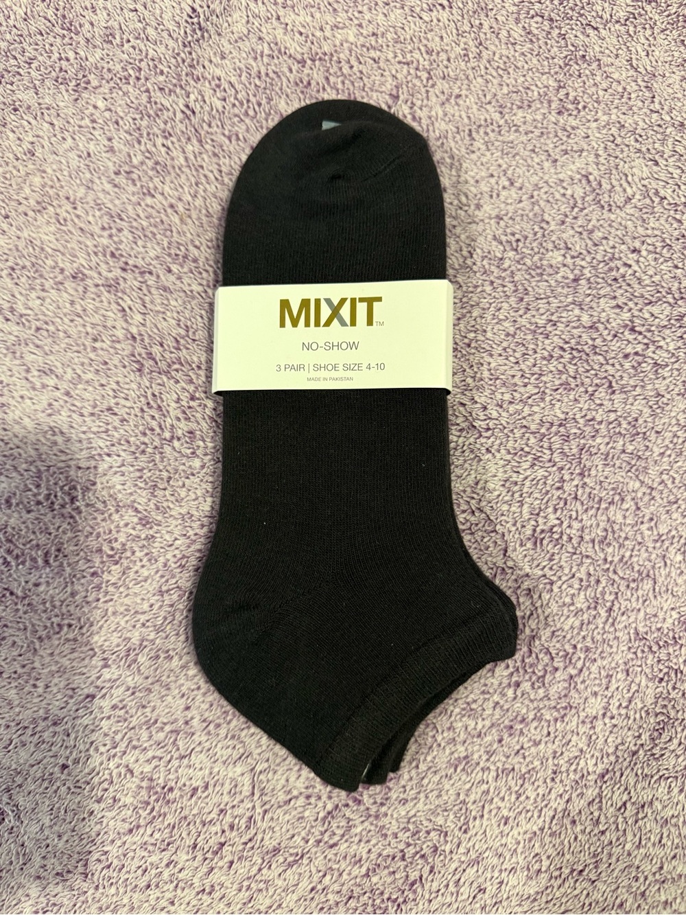 Mixit No-Show Socks - Black